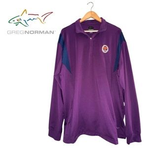 GREG NORMAN 2012 PGA Championship Quarter Zip Oceans Course Kiawah Golf Men XL
